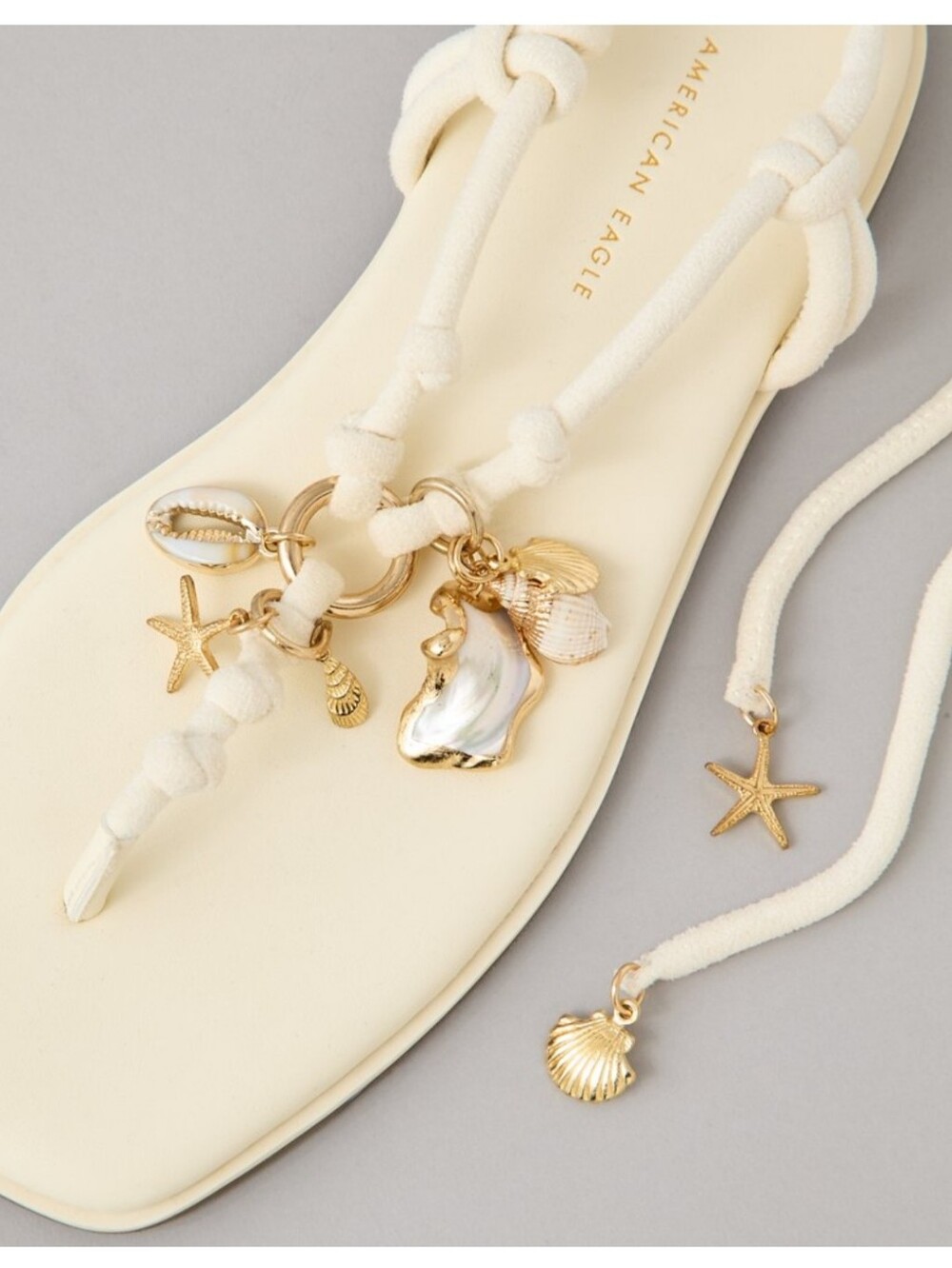 NEW! American Eagle Strappy Charm Sandals - Picture 2 of 2